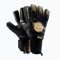 Guanti da portiere per bambini Football Masters Voltage Plus NC v 4.0 nero/oro 4