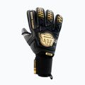 Guanti da portiere per bambini Football Masters Voltage Plus NC v 4.0 nero/oro 5