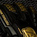 Guanti da portiere per bambini Football Masters Voltage Plus NC v 4.0 nero/oro 9