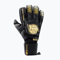 Guanti da portiere per bambini Football Masters Voltage Plus RF v 4.0 nero/oro 5