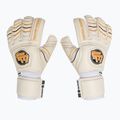 Guanti da portiere Football Masters Full Contact RF v4.0 bianco/oro