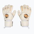 Guanti da portiere Football Masters Full Contact NC v4.0 bianco/oro