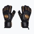 Guanti da portiere per bambini Football Masters Full Contact RF v4.0 nero/oro