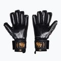 Guanti da portiere per bambini Football Masters Full Contact NC v4.0 nero/oro 2
