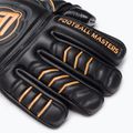 Guanti da portiere per bambini Football Masters Full Contact NC v4.0 nero/oro 3