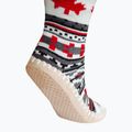 Glovii GQ4 bianco/rosso/grigio pantofole riscaldate con calzini 3