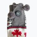 Glovii GQ4 bianco/rosso/grigio pantofole riscaldate con calzini 4