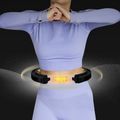 Hula hop con peso e contatore HMS HHM13 nero/oro 13