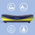 Piattaforma vibrante HMS SVP11 dark blue/lime 4