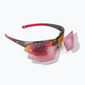 Occhiali da sole GOG Falcon Xtreme opaco gun/rosso/rosso policromatico