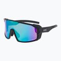 Occhiali da sole GOG Annapurna nero opaco/policromia bianco-blu 3