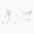 Libra Lures Pro Nymph Krill esca in gomma 15 pezzi bianco.