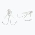 Libra Lures Pro Nymph Krill esca in gomma 15 pezzi argento perlato