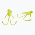 Libra Lures Pro Nymph Krill esca in gomma 15 pezzi giallo caldo