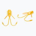 Libra Lures Pro Nymph Krill esca in gomma 15 pezzi giallo scuro