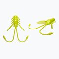 Libra Lures Pro Nymph Krill esca in gomma 15 pezzi verde mela
