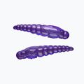 Libra Lures Largo Slim Krill esca in gomma 12 pezzi viola con glitter
