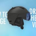 Casco da sci Salomon Driver nero estate/blu solare 11