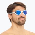 Occhiali da nuoto BuddySwim OzeanX Mirror bianco/blu 7