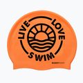 BuddySwim LLS2 Cuffia da nuoto in silicone arancione