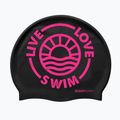 BuddySwim LLS2 Cuffia in silicone nero / rosa