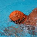 BuddySwim TSO Cuffia da nuoto in silicone arancione 3