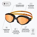 Occhialini da nuoto BuddySwim Ozean black/orange/orange 2