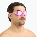 Occhialini da nuoto BuddySwim OzeanX Mirror pink/white/iridium 4