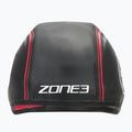 ZONE3 Cuffia da bagno senza spalline in neoprene nero/rosso 2