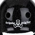 Triple Eight The Certified Sweatsaver casco nero glitterato 7