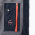 ZONE3 Robe Fleece Parka cappotto navy/grigio/arancio 5