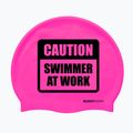 BuddySwim CSW Cuffia da nuoto in silicone rosa