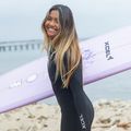 Muta da nuoto donna Xcel Comp 4/3 mm Full black/black palm/monstera print 7