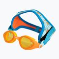 Occhialini da nuoto per bambini FINIS DragonFlys Goggles fishbowl blue