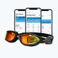 Occhiali da nuoto FINIS Smart Max arancione a specchio/nero 9