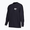 Arcteryx Kragg SL Cotton Bird Tile manica lunga uomo nero / seta artica 3
