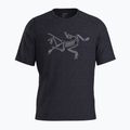 Maglietta Arc'teryx Cormac Logo SS uomo in erica nera