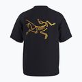 Maglietta Arcteryx Kragg Cotton Logo Uomo Nero 24k 2