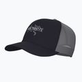 Cappello da baseball Arcteryx Bird Word Trucker nero /cloud