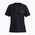 Maglietta Kragg Sl Cotton Emblem Crew Arcteryx donna, nero