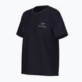 Maglietta Kragg Sl Cotton Emblem Crew Arc'teryx donna, nero 3