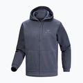 Felpa in pile da trekking da uomo Arc'teryx Emblem Fleece Full-Zip Hoody dark stratus 6