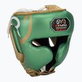 Casco da boxe Rival RHG100 Professional Headgear verde/oro