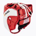 Rival Casco da boxe da competizione amatoriale copricapo rosso/bianco 3