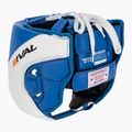 Rival Casco da boxe da competizione amatoriale copricapo blu/bianco 3