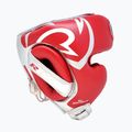 Casco da boxe Rival RHG100 Professional Headgear rosso/argento 4