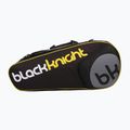 Borsa da squash Black Knight Pro Series Tour 12R nero/giallo 4