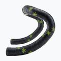 SUPACAZ Super Sticky Kush Galaxy 2,5 mm fascia manubrio neo giallo stampa/ano giallo tasselli