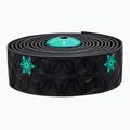 SUPACAZ Super Sticky Kush Galaxy stampa celeste/tasselli celeste fascia manubrio