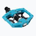 Pedali per bicicletta Crankbrothers Double Shot 2 light blue/black 4